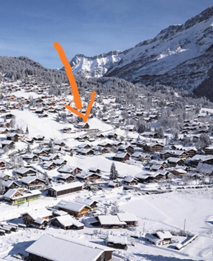 Studio Avec Vue Splendide Sur Les Diablerets Exterior foto