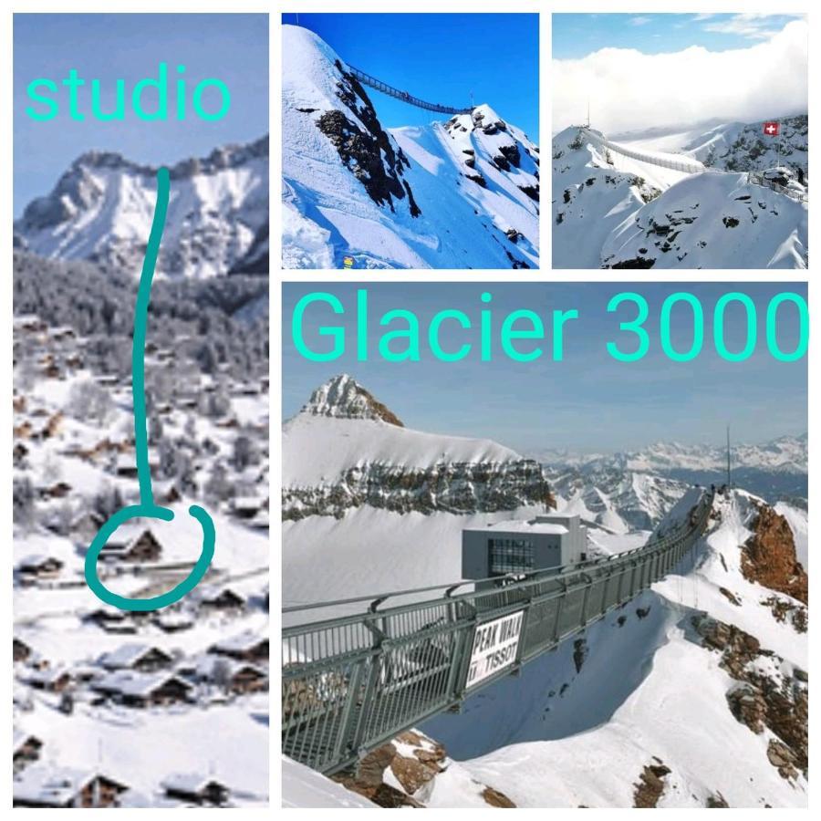 Studio Avec Vue Splendide Sur Les Diablerets Exterior foto